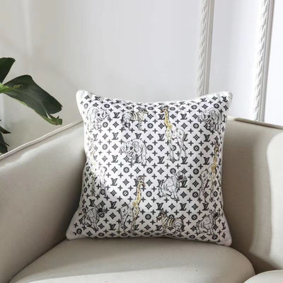 Tassel White Linen Tufted Đệm Bìa dệt Sofa Gối