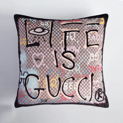 Các mẫu hình học Đệm in Hình vuông 45 * 45 Cm