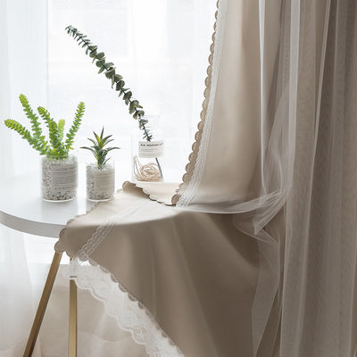 100% Polyester Rèm vải Độ thoáng khí Vải lanh Trang chủ Dệt may
