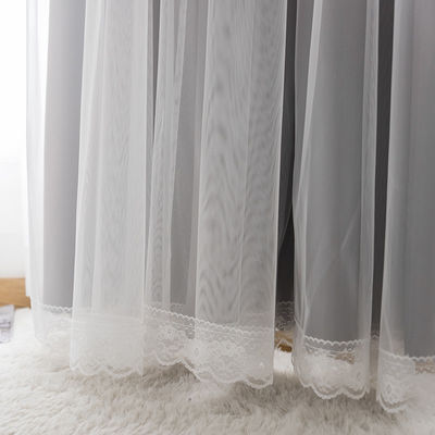 280 CM 720 Gsm Vải rèm Polyester Vải lanh sang trọng Thêu