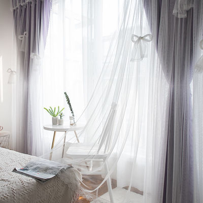Vải rèm hai mặt mờ Polyester Màn che 90%