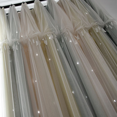 Trang trí nhà bằng vải Polyester Rèm vải In vải lanh Cửa sổ