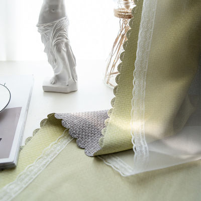Khách sạn 100% Polyester Rèm vải Đồng bằng Nhà sang trọng Dệt may