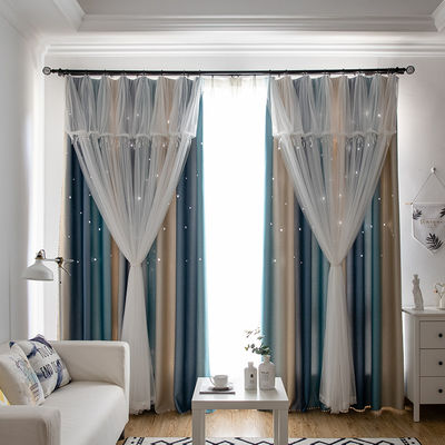 Vải rèm Polyester cách nhiệt 90% Cửa sổ che nắng Vải vải