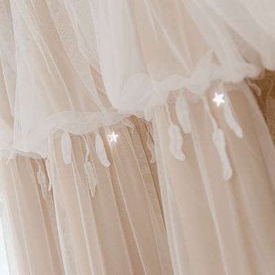 Rèm nhẹ Vải Sheer Pinstripe Drapery Linen Chống cháy