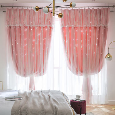 Rèm nhẹ Vải Sheer Pinstripe Drapery Linen Chống cháy