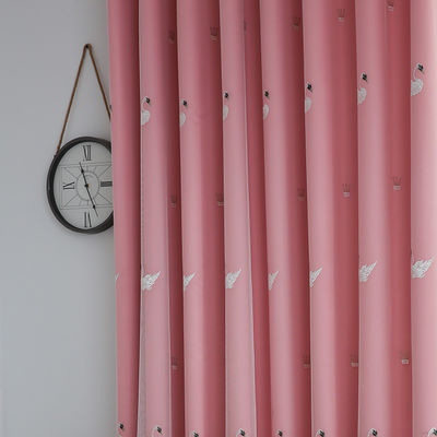 Linen Blackout White Curtain Sheer Vải 52 * 84 inch 100% Polyester