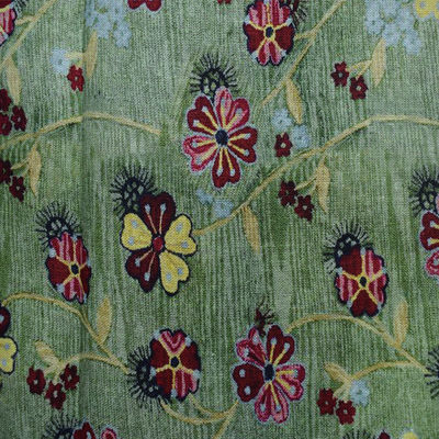 55% Viscose 45% Ramie Váy in kỹ thuật số Vải cotton