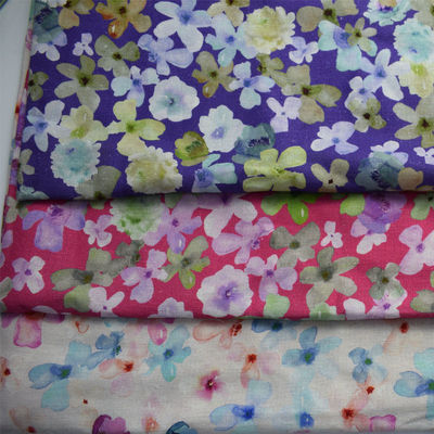 Vải cotton Ramie Polyester Vải dệt nhuộm trơn 30 giây * 41 giây