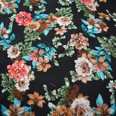 Dệt may Áo sơ mi in phản ứng trơn Váy mùa hè Vải dệt thoi Rayon