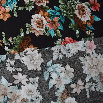 Dệt may Áo sơ mi in phản ứng trơn Váy mùa hè Vải dệt thoi Rayon