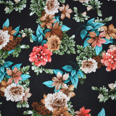 Dệt may Áo sơ mi in phản ứng trơn Váy mùa hè Vải dệt thoi Rayon