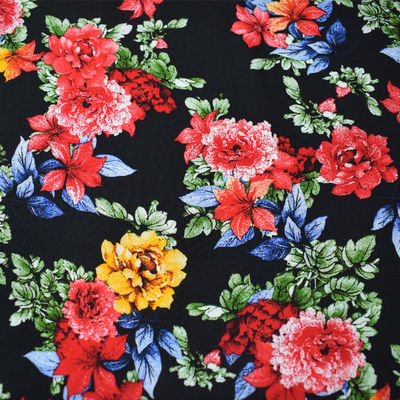 In quay vải Rayon Viscose Vải dệt thoi Hoa dệt