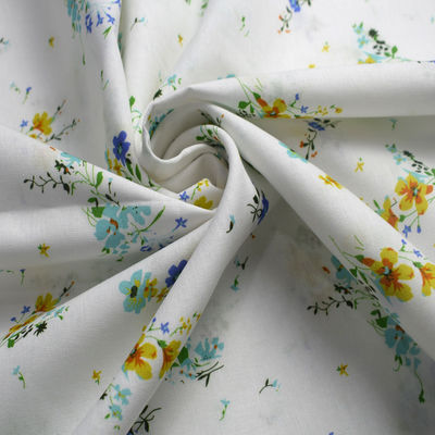 Hoa kỹ thuật số cotton in vải thun co giãn 54 * 58