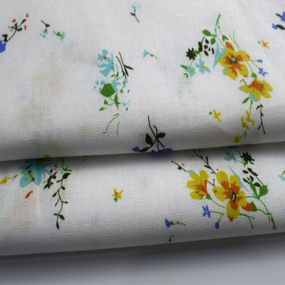 Hoa kỹ thuật số cotton in vải thun co giãn 54 * 58