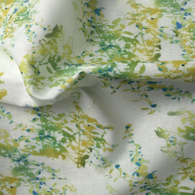 Ramie Blended Polyester In Vải Sọc Trang phục Dệt may tại nhà