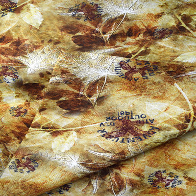 Vải in Polyester hoa Kỹ thuật số Vải lanh sợi gai dầu