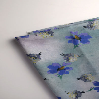 190GSM giả cotton Dull Satin Spun Polyester Vải dệt kim