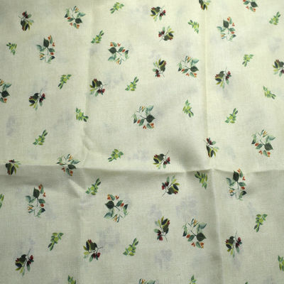 30% Ramie 70% Cotton Polyester In Vải Mềm mại Cảm ứng Thoáng khí Áo sơ mi dệt