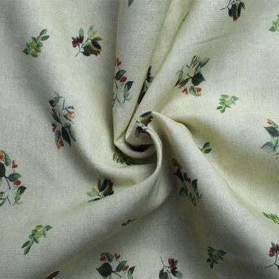 30% Ramie 70% Cotton Polyester In Vải Mềm mại Cảm ứng Thoáng khí Áo sơ mi dệt