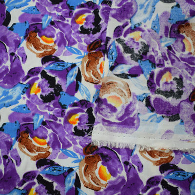100% Spun Viscose Vải Rayon In Vải Rayon Trọng lượng trung bình