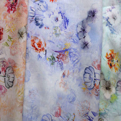 100 Vải tuyn Thêu In Vải Tencel Thoải mái Dệt may Twill
