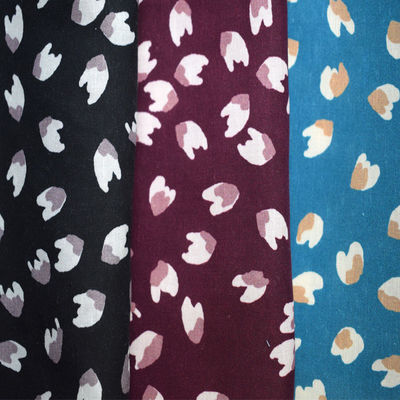 Cotton Twill Blend Vải tuyn mềm dệt Tencel Quần áo Áo sơ mi Vải
