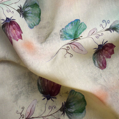 70% Vải Tencel Vải dệt trơn 140gsm Vải pha trộn Nếp nhăn Resistan