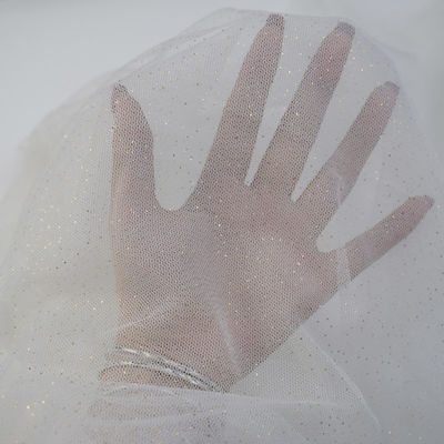 100% nylon mềm vải tuyn sợi dọc dệt kim cho váy cưới cô dâu