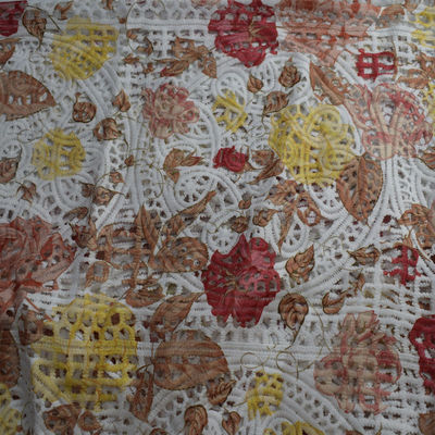Dệt Polyester Vải Cotton In thêu Trang phục May mặc Jacquard