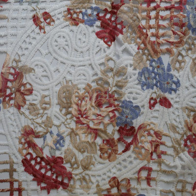 Dệt Polyester Vải Cotton In thêu Trang phục May mặc Jacquard