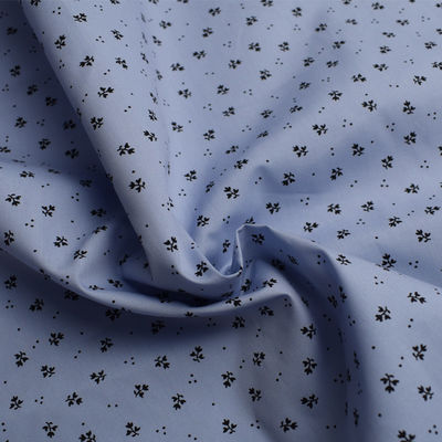 In vải cotton trắng trơn Lycra 115gsm Chất chống cháy