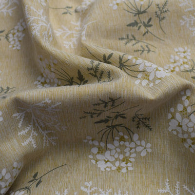 Vải cotton 100 Polyester In kỹ thuật số Váy hoa dệt in Đồng bằng