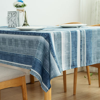 Khăn trải bàn hình chữ nhật sang trọng 100% đá lanh màu xám đã giặt Khăn trải giường tự nhiên