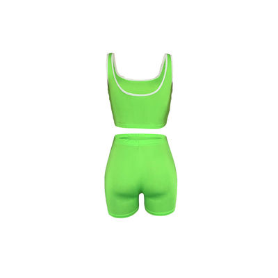 Pure Color Spring &amp; Summer Quần soóc áo vest không tay gợi cảm Bộ 13 màu
