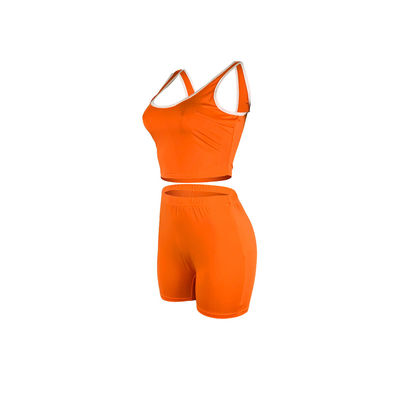 Pure Color Spring &amp; Summer Quần soóc áo vest không tay gợi cảm Bộ 13 màu