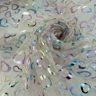Chim mô hình hoa Ren mềm vải tuyn kết dính Sequins