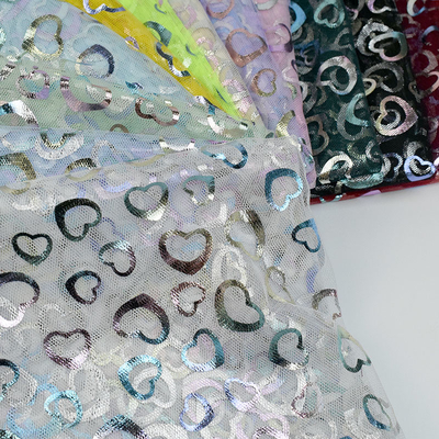 Chim mô hình hoa Ren mềm vải tuyn kết dính Sequins