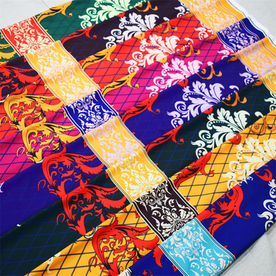ODM Vải polyester màu đen cho quần áo trang trí tự làm