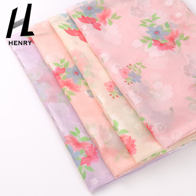 Mẫu in vải tuyn mềm Vải lưới 100% Polyester cho trang phục nữ