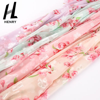 Mô hình tùy chỉnh Vải tuyn mềm Voan In hoa để trang trí tự làm