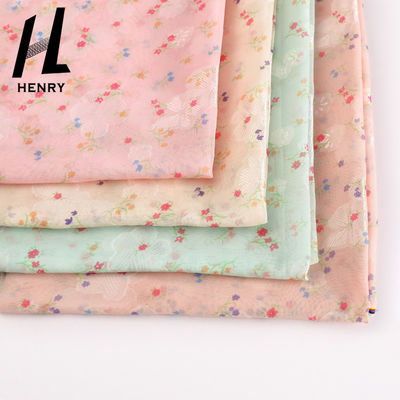 100% Polyester Lưới vải ren Polychrome cho quần áo