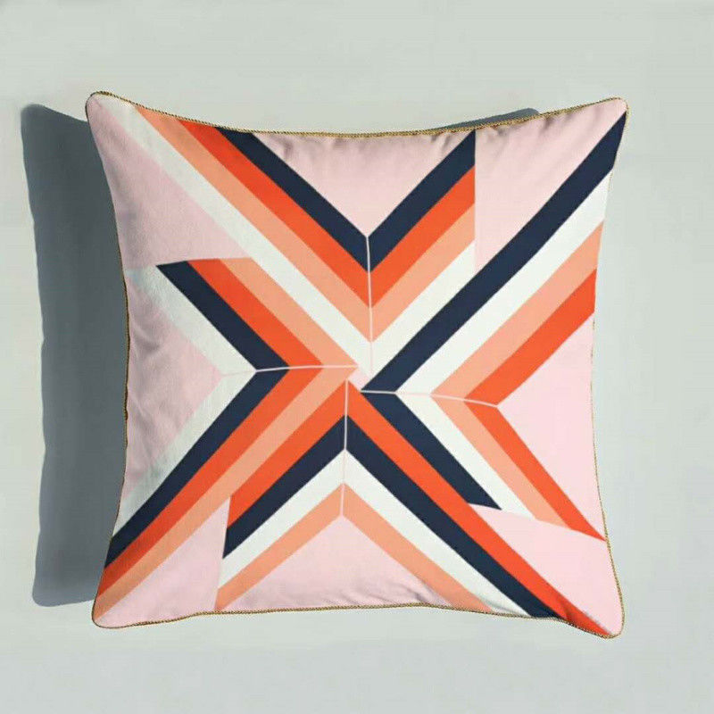 Cotton Linen In ấn Đệm phủ Nhật Bản Đệm kiểu Đại dương Đồng bằng Nhật Bản Ném Vỏ gối