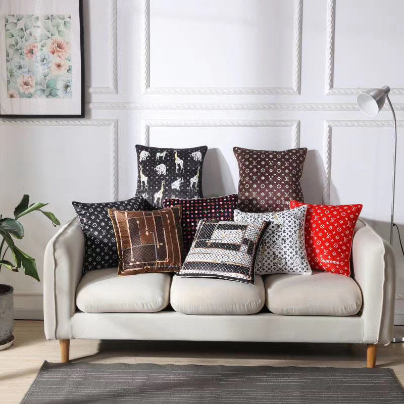 100% Pure French Linen Hotel Trang trí Ném Gối Sofa Đệm bọc
